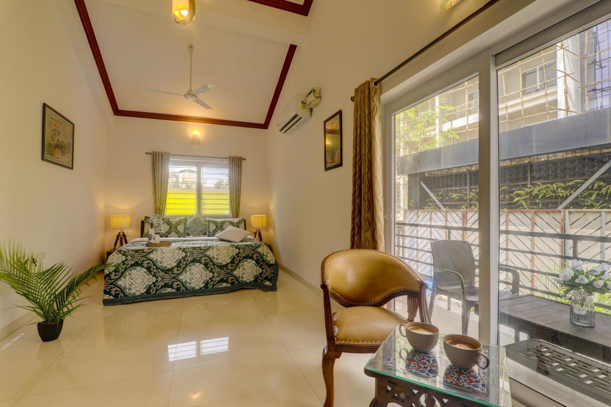 Ludo Private Pool Villa, Wifi-Caretaker-Parking, North Goa Baga Eksteriør billede